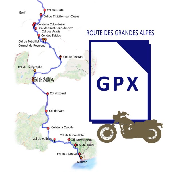 GPX-Dateien Grandes Alpes